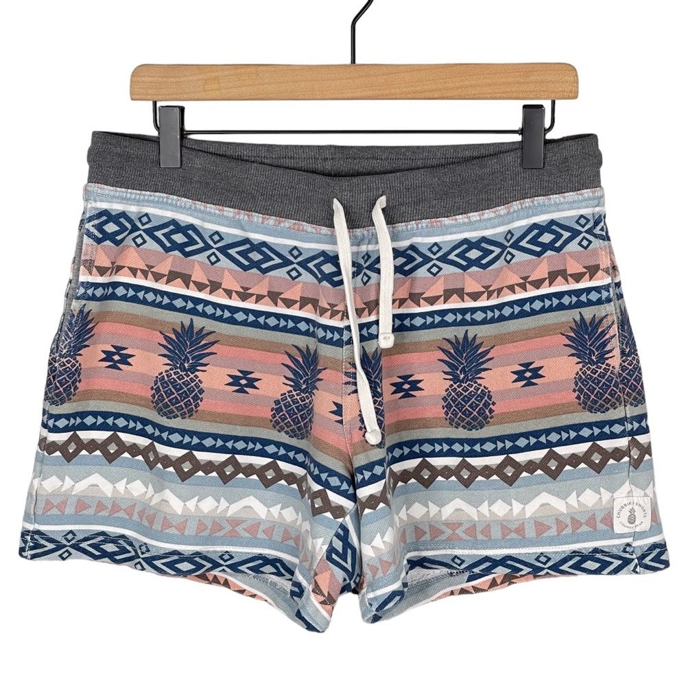 Chubbies Shorts Mens Medium 5.5" Elastic Waist Pull On Lounge Sweat Beach Surf